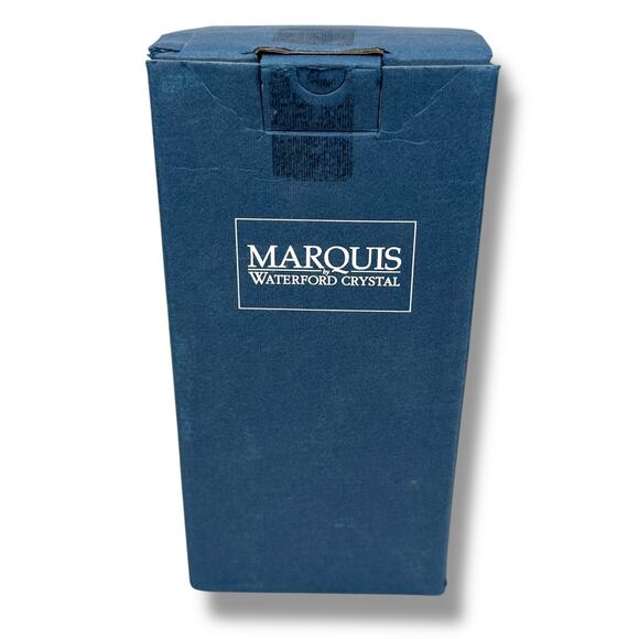 Waterford Crystal Marquis Odyssey Flower Vase 8” Clear Glossy Home Decor Germany - Picture 1 of 8